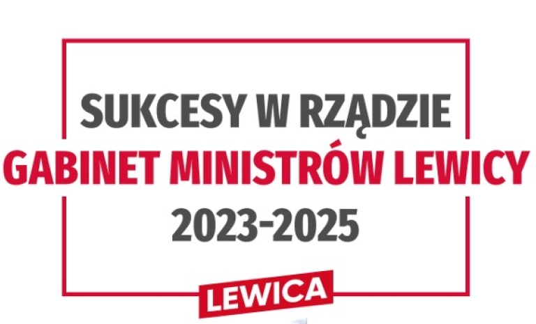 Sukcesy ministrów lewicy w koalicyjnym rządzie